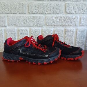 Adidas Womans Running Shoe Black Red Cross Country
